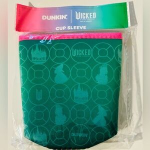 NEW!! Authentic Limited Edition Dunkin x Wicked Collab Cup Sleeve- (NWT)